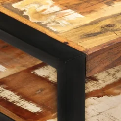 vidaXL Mesas-Mesa de centro madera maciza reciclada 120x60x40 cm