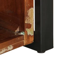 vidaXL Mesas-Mesa de centro multicolor 90x50x36 cm madera maciza reciclada
