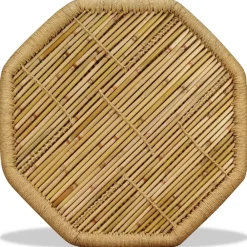 vidaXL Mesa de centro octogonal de bambú 60x60x45 cm Marrón Outlet