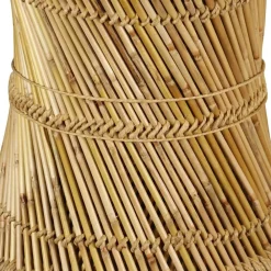 vidaXL Mesa de centro octogonal de bambú 60x60x45 cm Marrón Outlet
