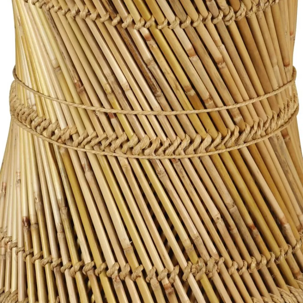 vidaXL Mesa de centro octogonal de bambú 60x60x45 cm Marrón Outlet
