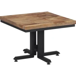 vidaXL Mesa de centro teca reciclada maciza 55x55x40 cm Best