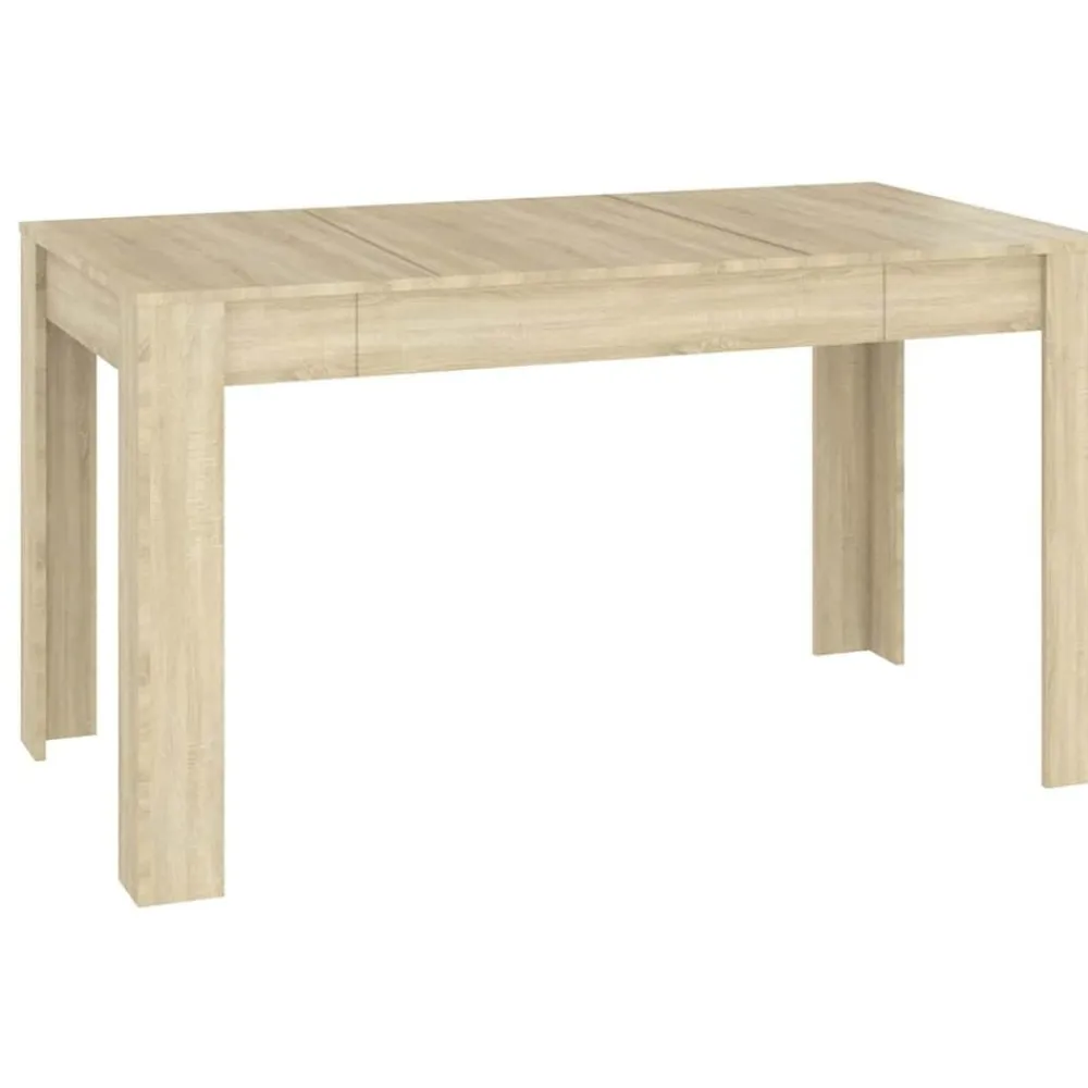 vidaXL Mesas-Mesa de comedor contrachapada color 140x74,5x76 cm