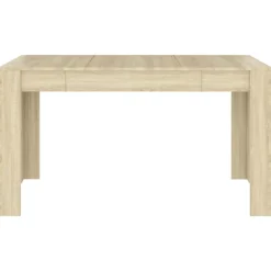vidaXL Mesas-Mesa de comedor contrachapada color 140x74,5x76 cm