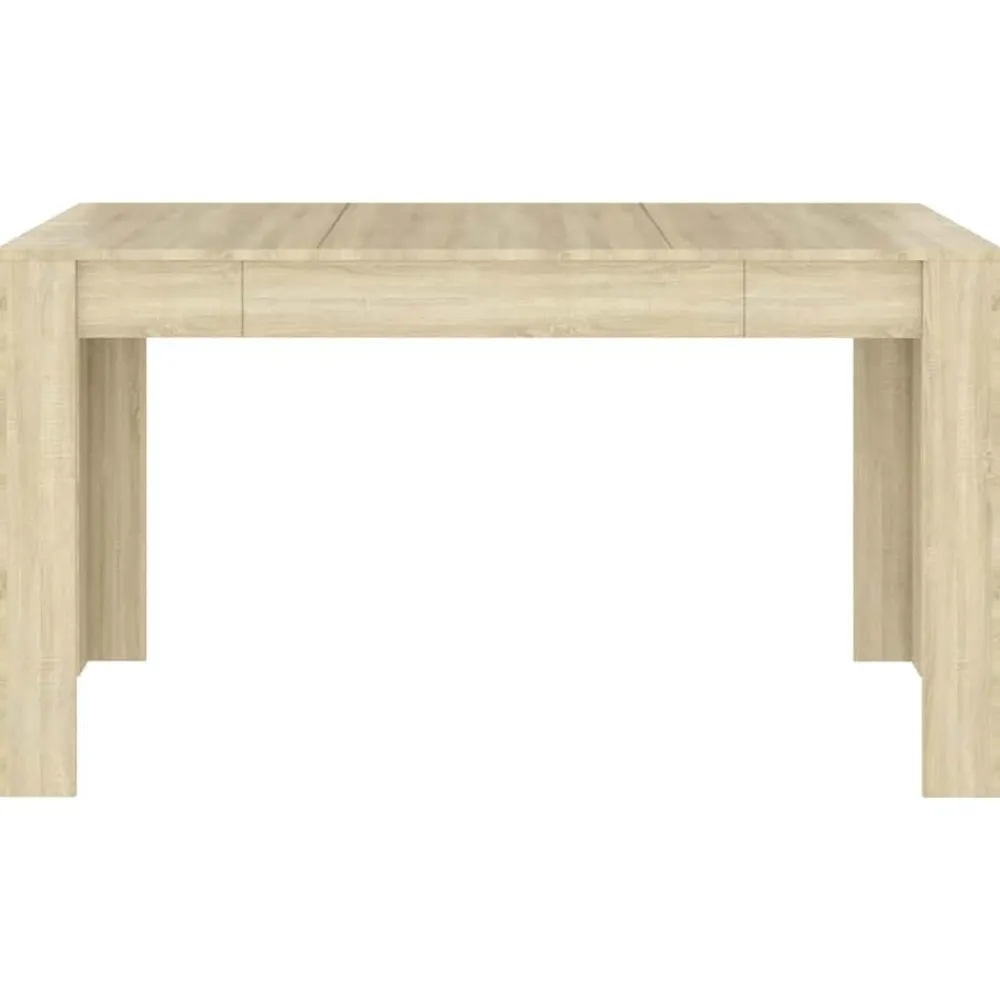 vidaXL Mesas-Mesa de comedor contrachapada color 140x74,5x76 cm