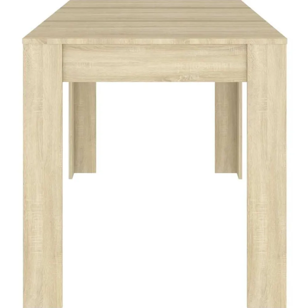 vidaXL Mesas-Mesa de comedor contrachapada color 140x74,5x76 cm