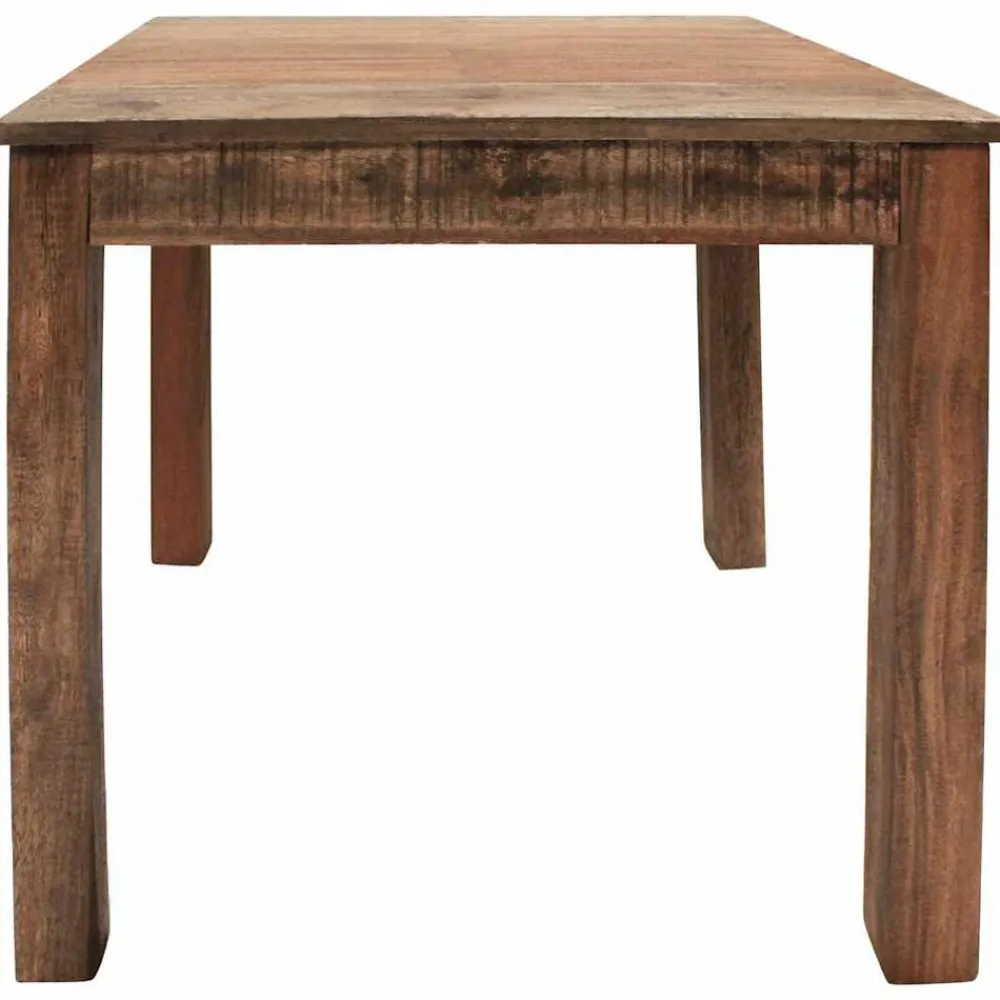 vidaXL Mesas-Mesa de comedor de madera reciclada mixta 82x80x76 cm