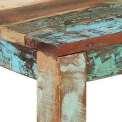 vidaXL Mesas-Mesa de comedor de madera maciza reciclada 82x80x76 cm