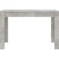 vidaXL Mesa de comedor de madera de ingeniería gris 120x60x76 cm Gris hormig&oacute;n New