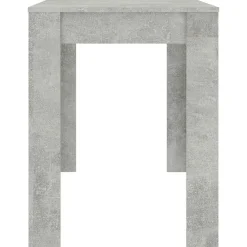 vidaXL Mesa de comedor de madera de ingeniería gris 120x60x76 cm Gris hormig&oacute;n New