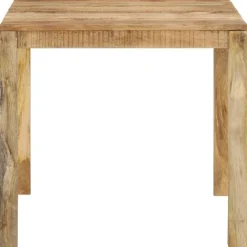 vidaXL Mesas-Mesa de comedor de madera maciza de mango 82x80x76 cm