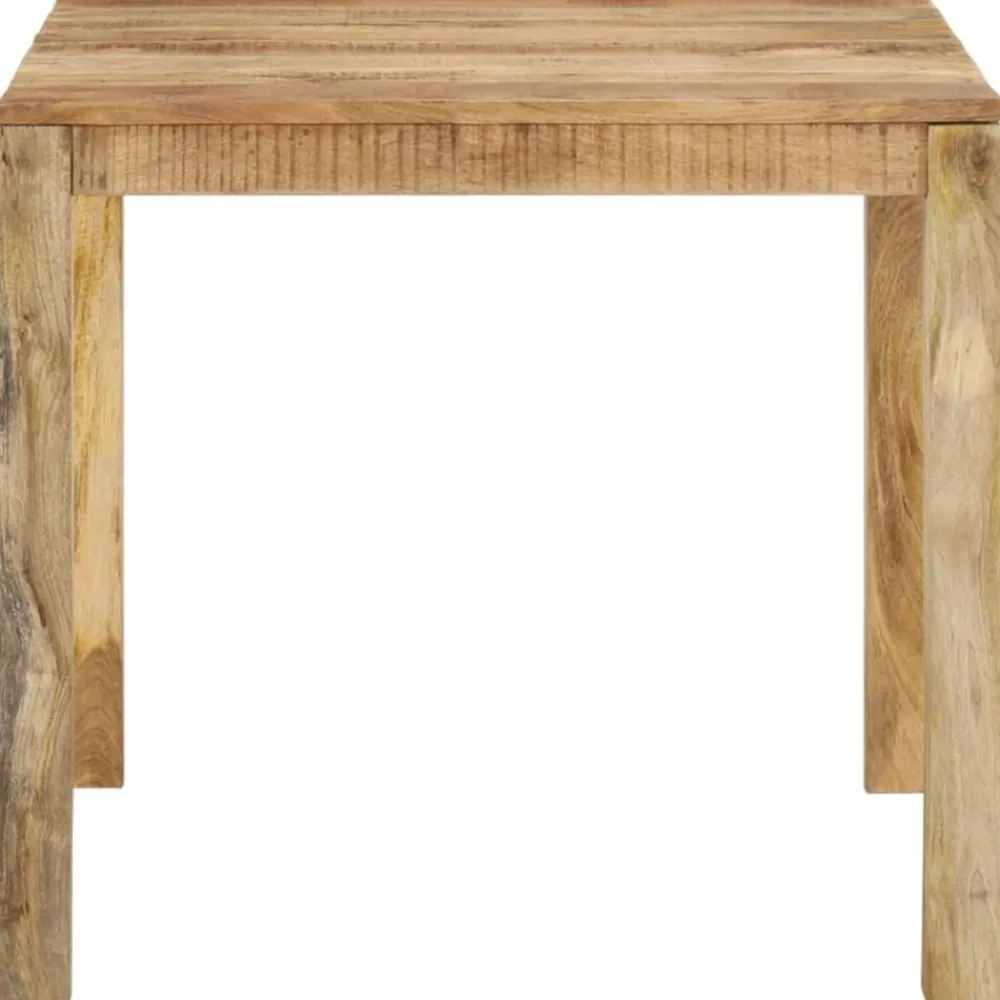 vidaXL Mesas-Mesa de comedor de madera maciza de mango 82x80x76 cm