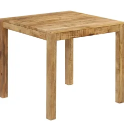 vidaXL Mesas-Mesa de comedor de madera maciza de mango 82x80x76 cm