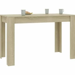 vidaXL Mesa de comedor de aglomerado color 120x60x76 cm Roble Sonoma Online