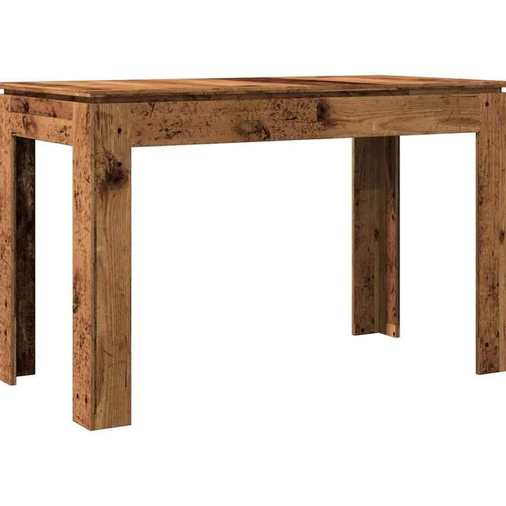 vidaXL Mesa de comedor de madera contrachapada madera vieja Madera antigua Hot