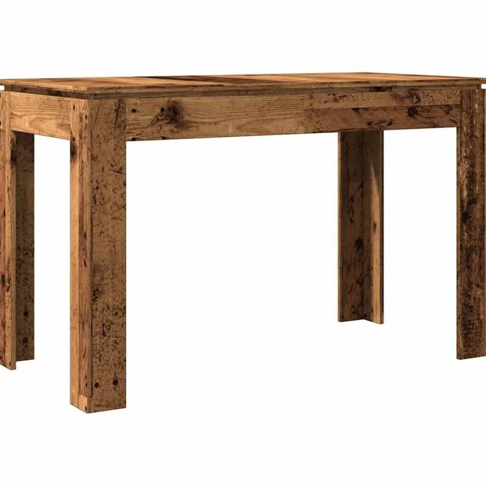 vidaXL Mesa de comedor de madera contrachapada madera vieja Madera antigua Hot