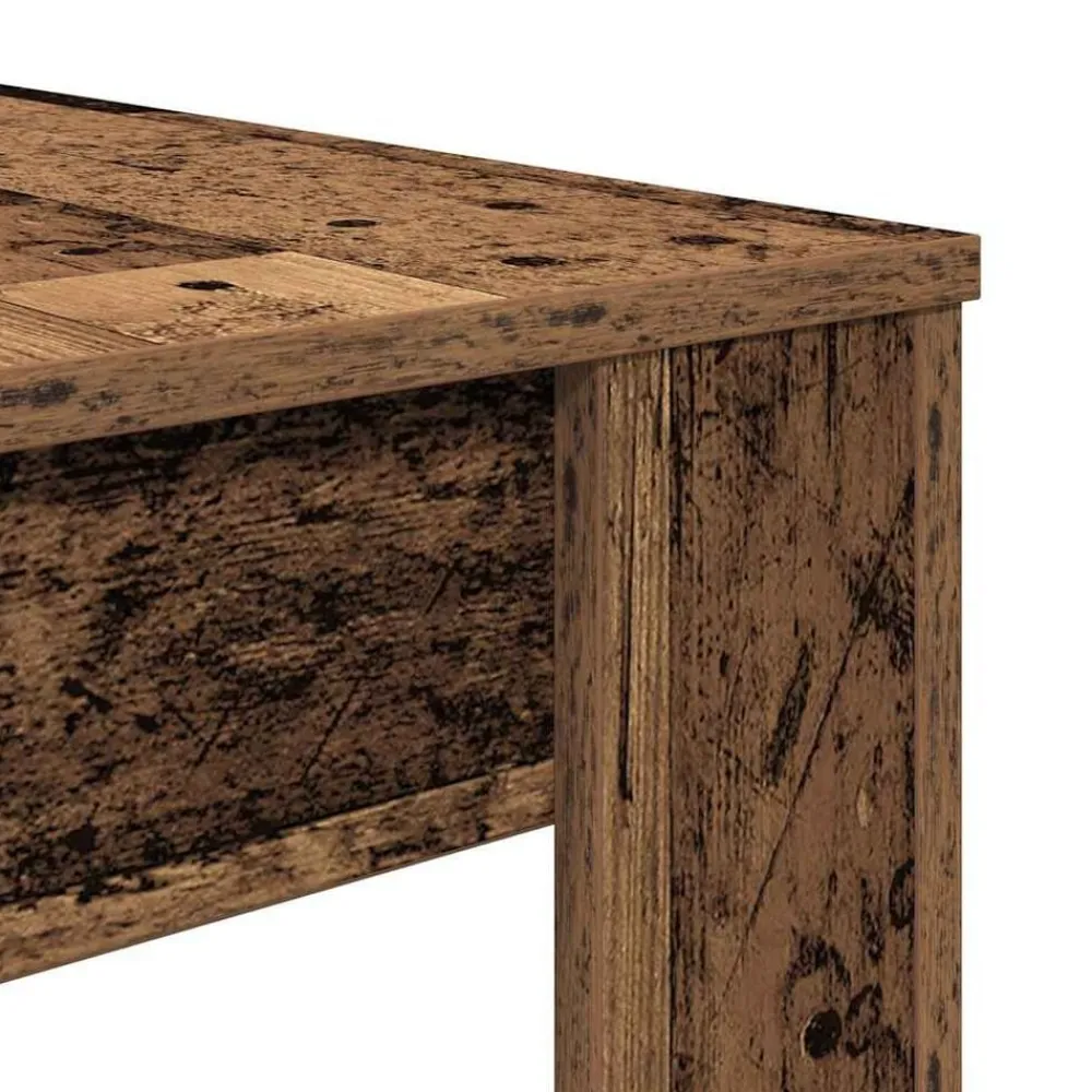 vidaXL Mesas-Mesa de comedor de madera contrachapada madera vieja