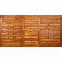 vidaXL Mesa de comedor jardín madera maciza acacia (150-200)x100x75cm Outlet