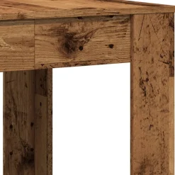 vidaXL Mesas-Mesa de comedor madera ingeniería envejecida 140x74,5x76 cm