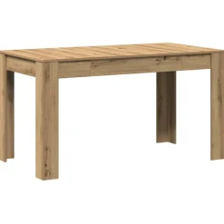 vidaXL Mesas-Mesa de comedor madera ingeniería 140x74,5x76 cm