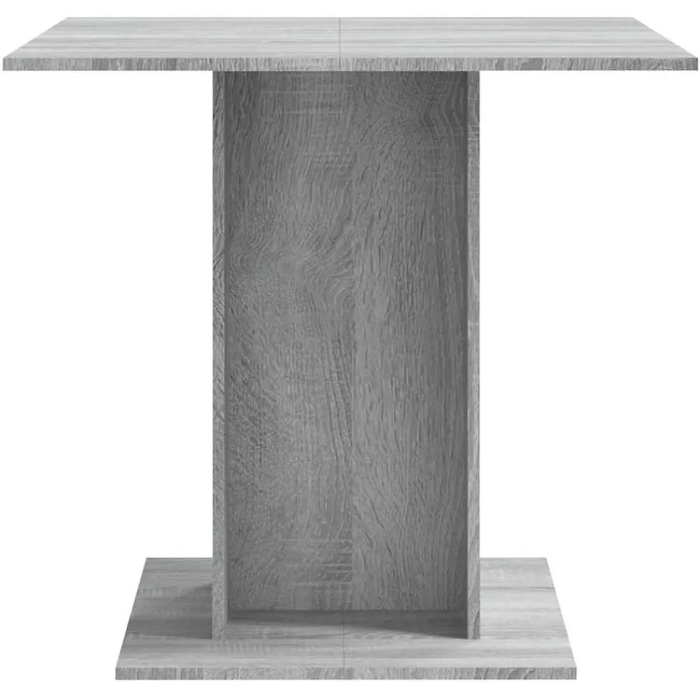 vidaXL Mesas-Mesa de comedor madera contrachapada 80x80x75 cm
