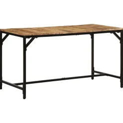 vidaXL Mesas-Mesa de comedor madera maciza de mango 140x70x75 cm