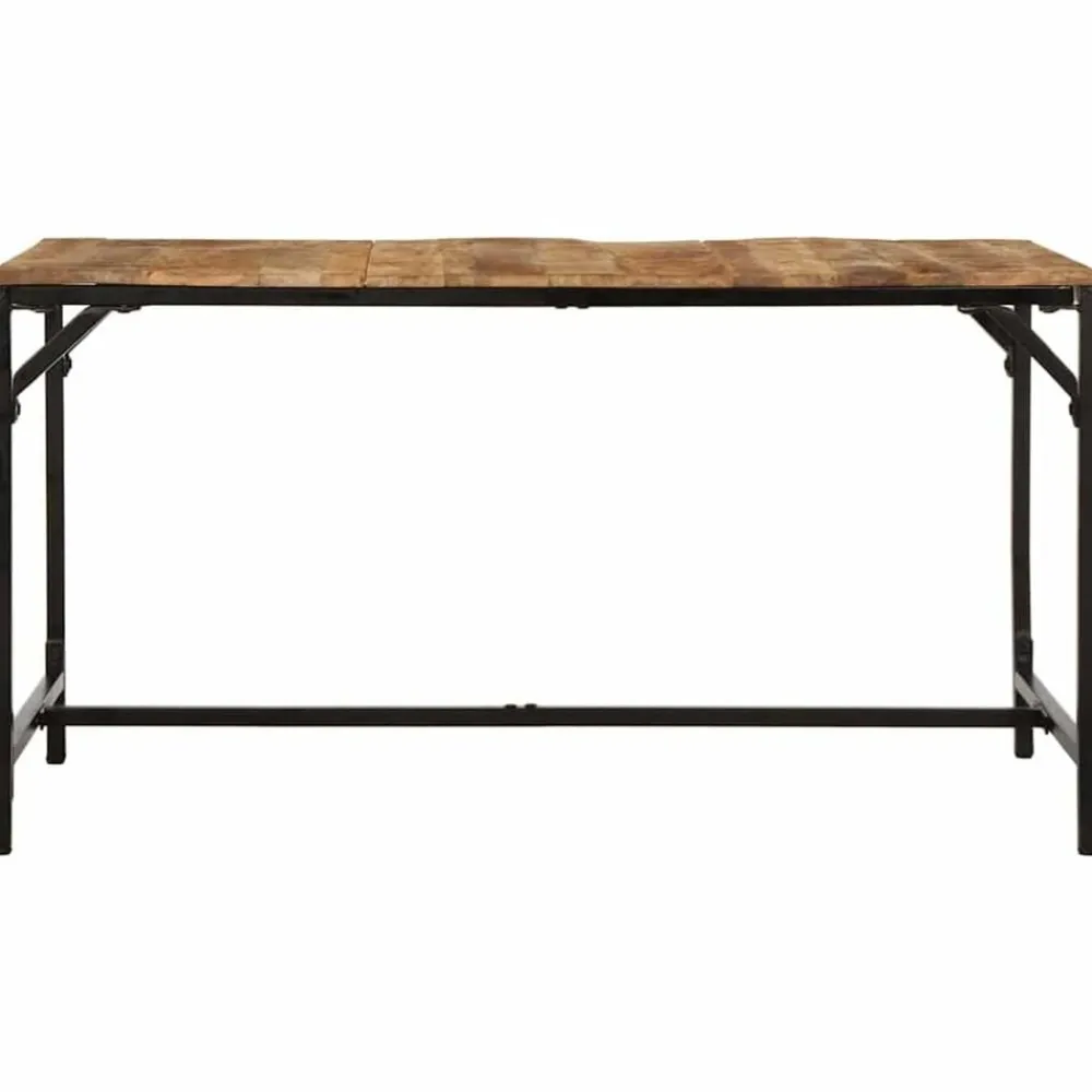 vidaXL Mesas-Mesa de comedor madera maciza de mango 140x70x75 cm