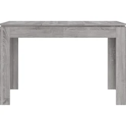 vidaXL Mesa de comedor madera de ingeniería Sonoma gris 120x60x76 cm Gris sonoma Discount