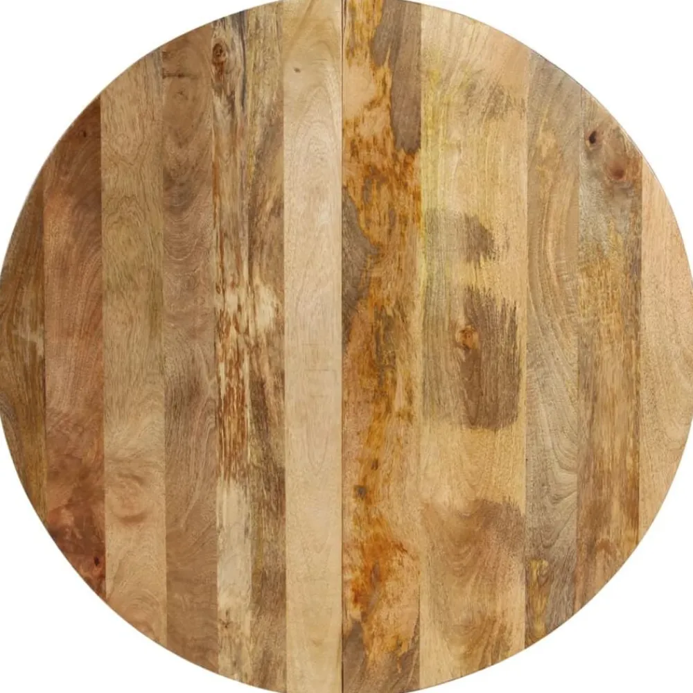 vidaXL Mesas-Mesa de comedor madera maciza de mango 110x75 cm
