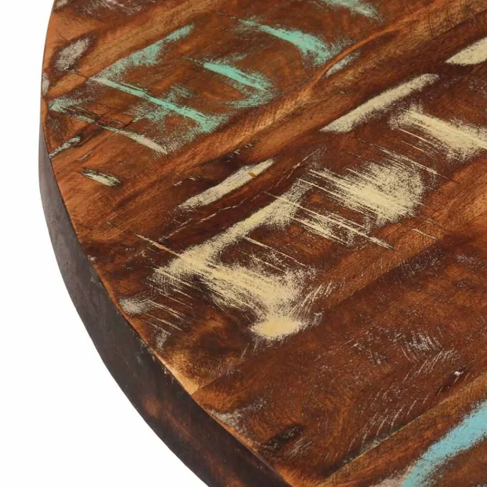 vidaXL Mesas-Mesa de comedor madera maciza reciclada 110x75 cm