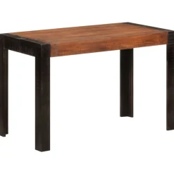 vidaXL Mesa de comedor madera maciza de mango marrón miel 120x60x76 cm Marr&oacute;n miel New