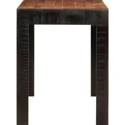 vidaXL Mesa de comedor madera maciza de mango marrón miel 120x60x76 cm Marrón miel New