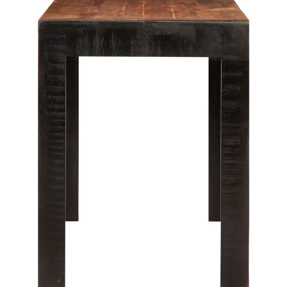 vidaXL Mesa de comedor madera maciza de mango marrón miel 120x60x76 cm Marrón miel New