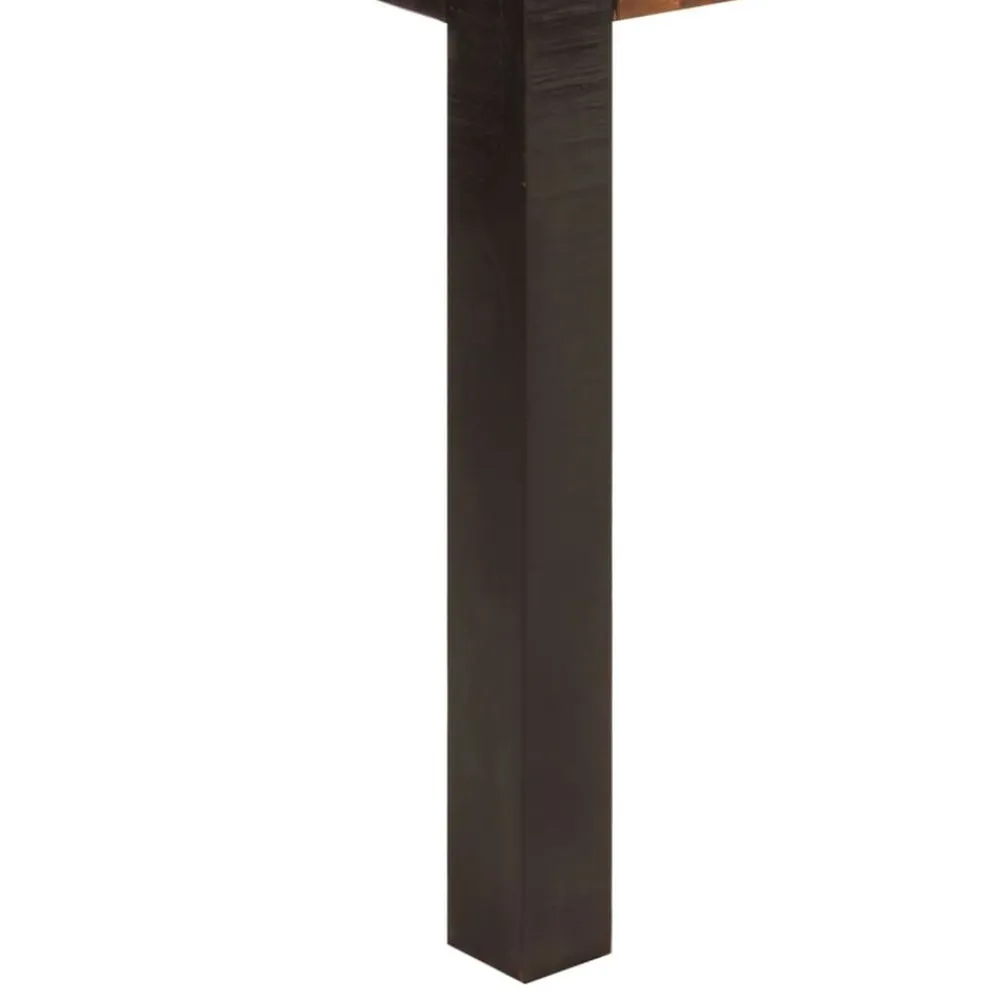 vidaXL Mesa de comedor madera maciza de mango marrón miel 120x60x76 cm Marrón miel New