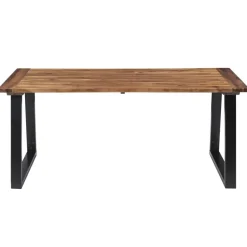 vidaXL Mesa de comedor madera maciza de acacia 180x90 cm Discount