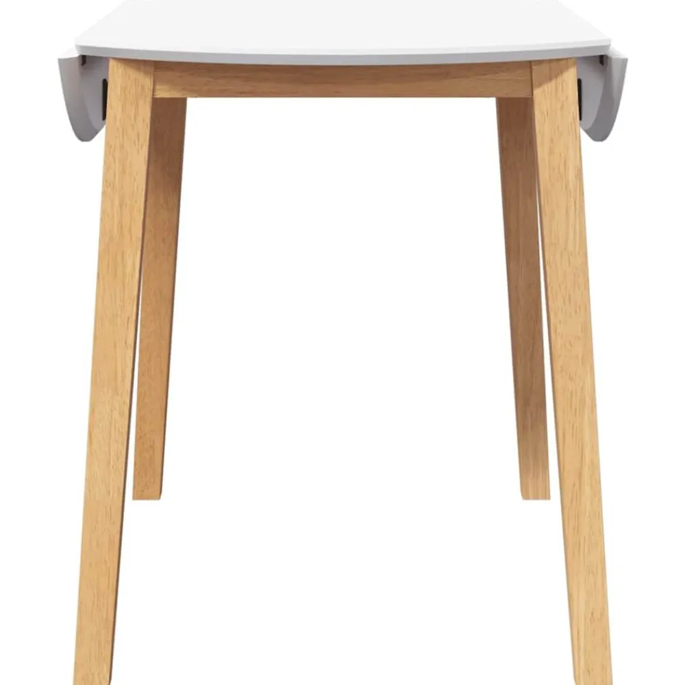 vidaXL Mesas-Mesa de comedor natural madera maciza roble caucho