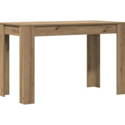 vidaXL Mesa de Comedor Roble Artesano 120x60x76cm madera reconstituida Roble artisan Clearance