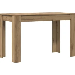 vidaXL Mesa de Comedor Roble Artesano 120x60x76cm madera reconstituida Roble artisan Clearance
