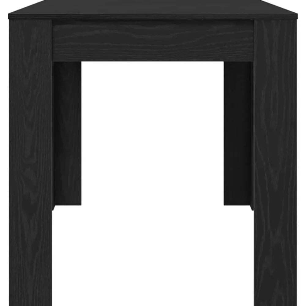vidaXL Mesa de Comedor 140 x 74,5 x 76 cm Roble negro Discount