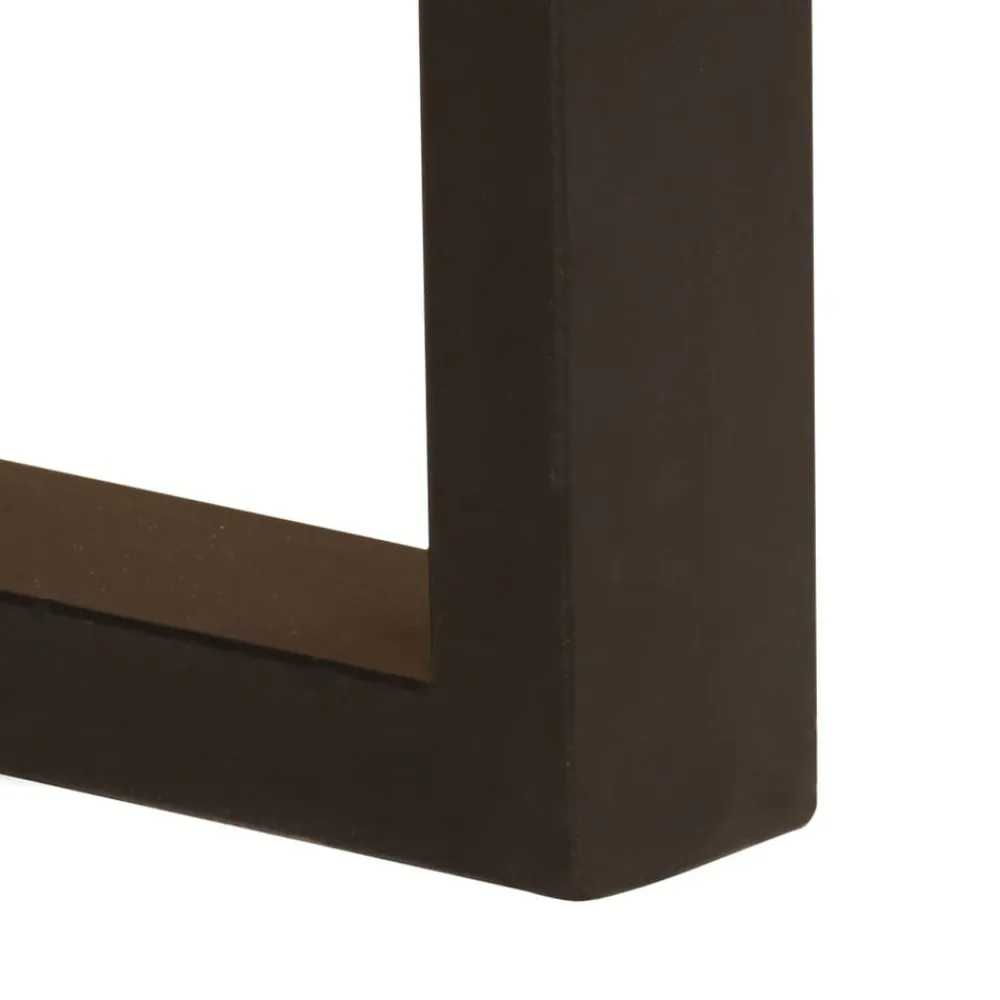 vidaXL Mobiliario De Oficina-Mesa de escritorio 2 cajones madera maciza mango 110x50x77 cm