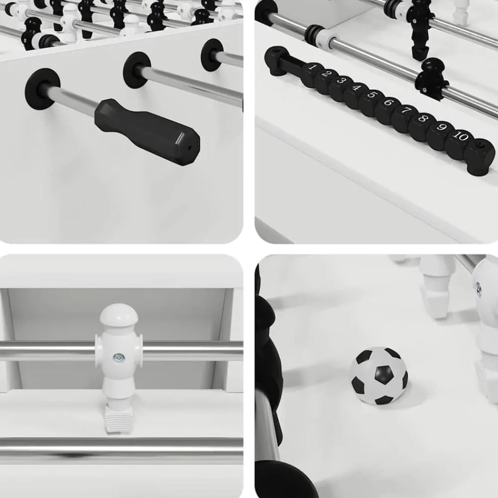 vidaXL Juegos De Interior-Mesa de Futbolín 146,5 x 74 x 85 cm Madera de ingeniería