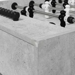 vidaXL Mesa de Futbolín Gris Concreto 146,5 x 74 x 85 cm Gris hormigón Discount