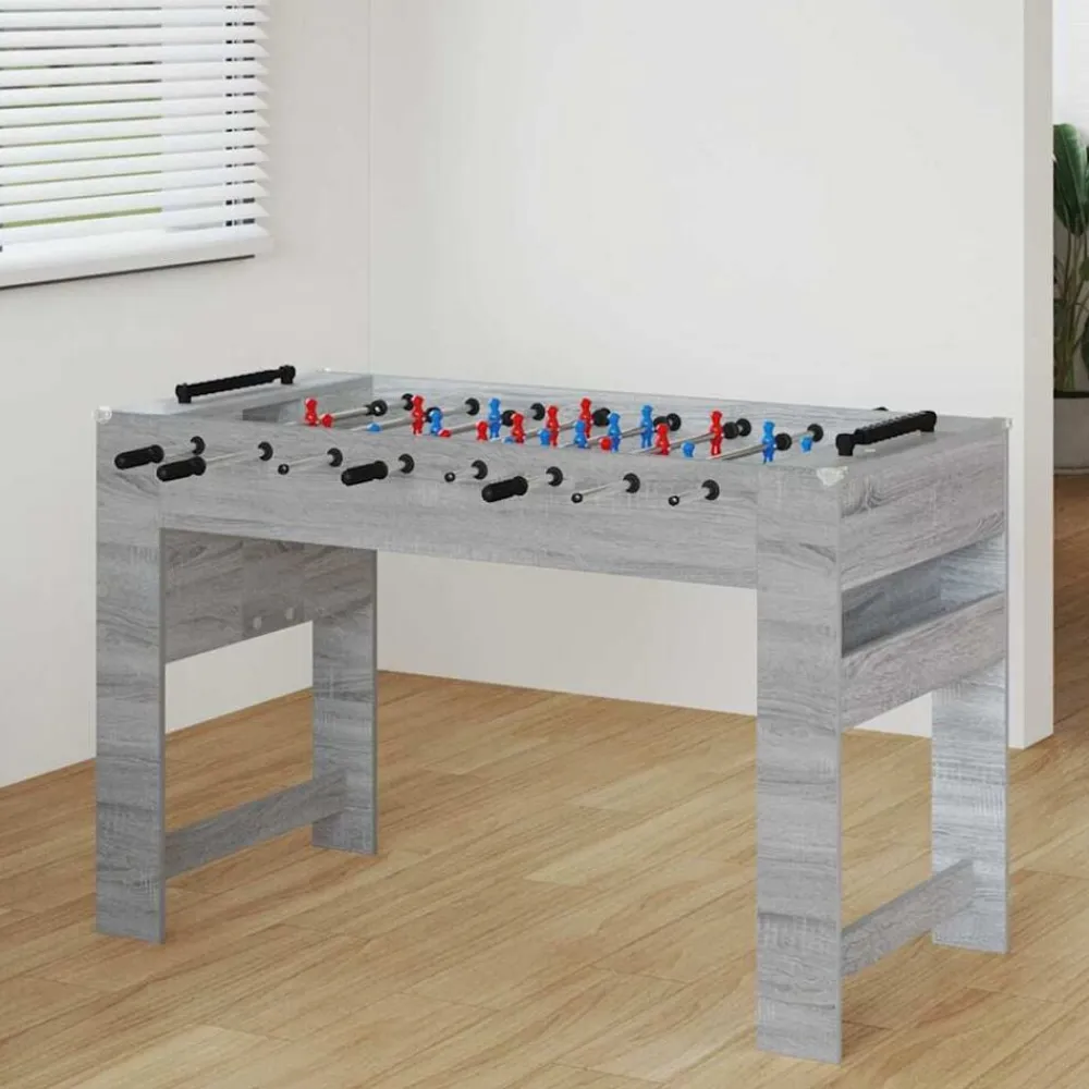 vidaXL Juegos De Interior-Mesa de Futbolín 125 x 60,5 x 80 cm