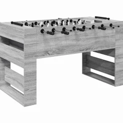 vidaXL Mesa de Futbolín 146,5 x 74 x 85 cm Gris sonoma Sale