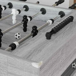 vidaXL Mesa de Futbolín 146,5 x 74 x 85 cm Gris sonoma Sale
