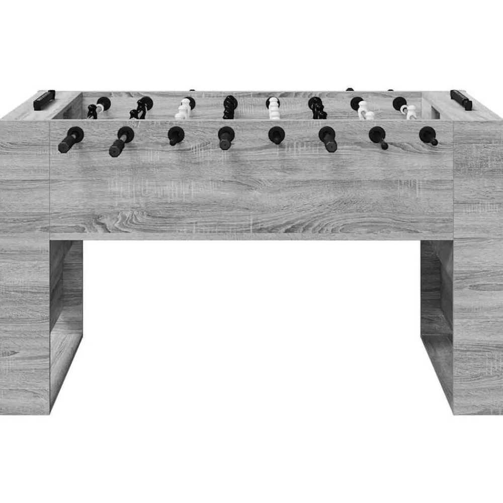 vidaXL Mesa de Futbolín 146,5 x 74 x 85 cm Gris sonoma Sale