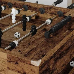 vidaXL Juegos De Interior-Mesa de Futbolín Madera vieja 146,5 x 74 x 85 cm