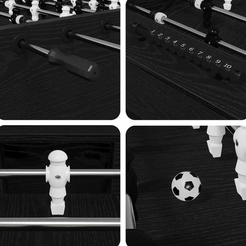 vidaXL Juegos De Interior-Mesa de Futbolín 146,5 x 74 x 85 cm