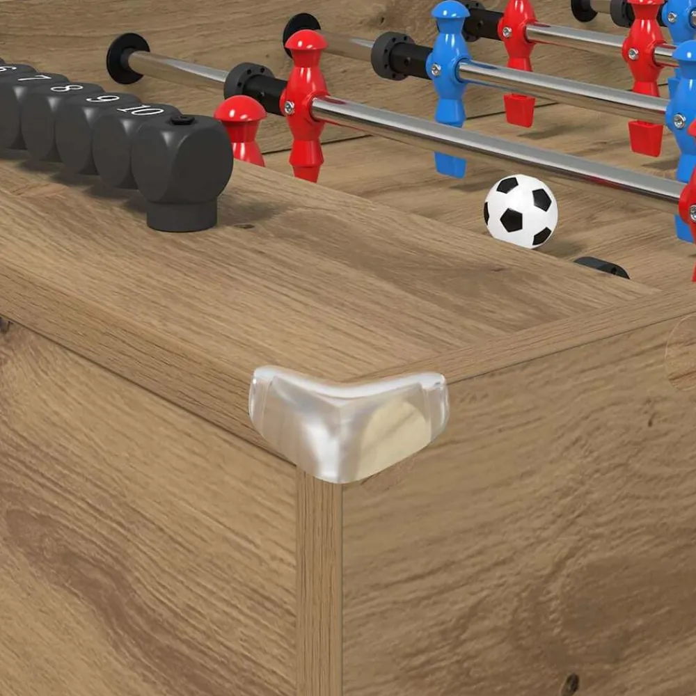 vidaXL Mesa de Futbolín 125 x 60,5 x 80 cm Roble artesanal Discount