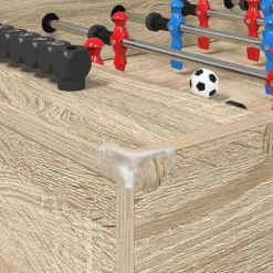 vidaXL Juegos De Interior-Mesa de Futbolín Roble Sonoma 125 x 60,5 x 80 cm